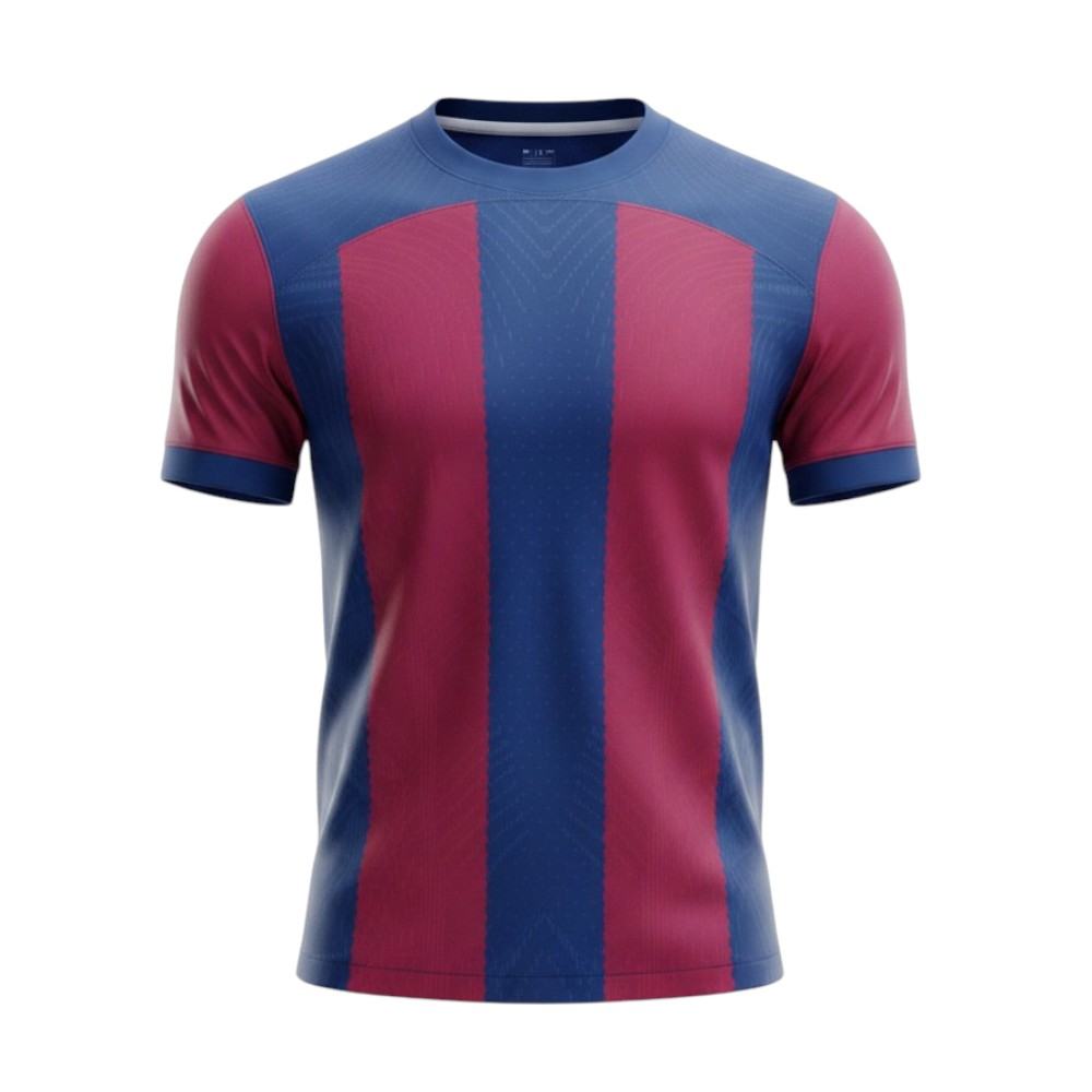 Camiseta Athenas Rayas y Carmesí