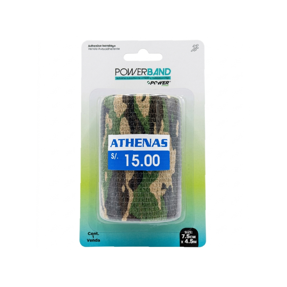 Venda autoadherente Power Band - Powerprene - 7.5cm x 4.5m