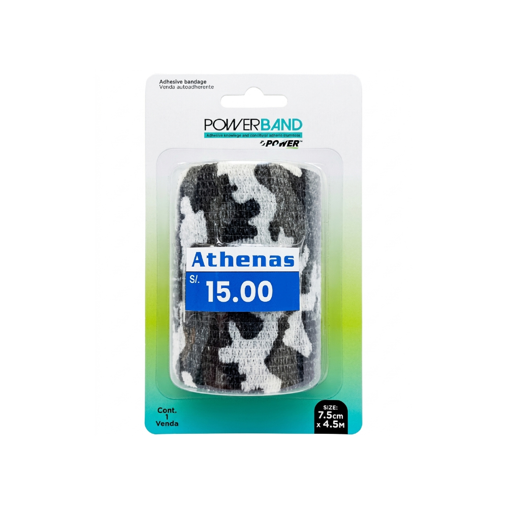 Venda autoadherente Power Band - Powerprene - 7.5cm x 4.5m