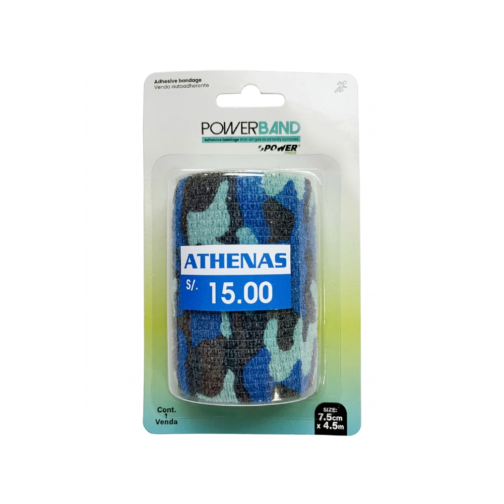 Venda autoadherente Power Band - Powerprene - 7.5cm x 4.5m