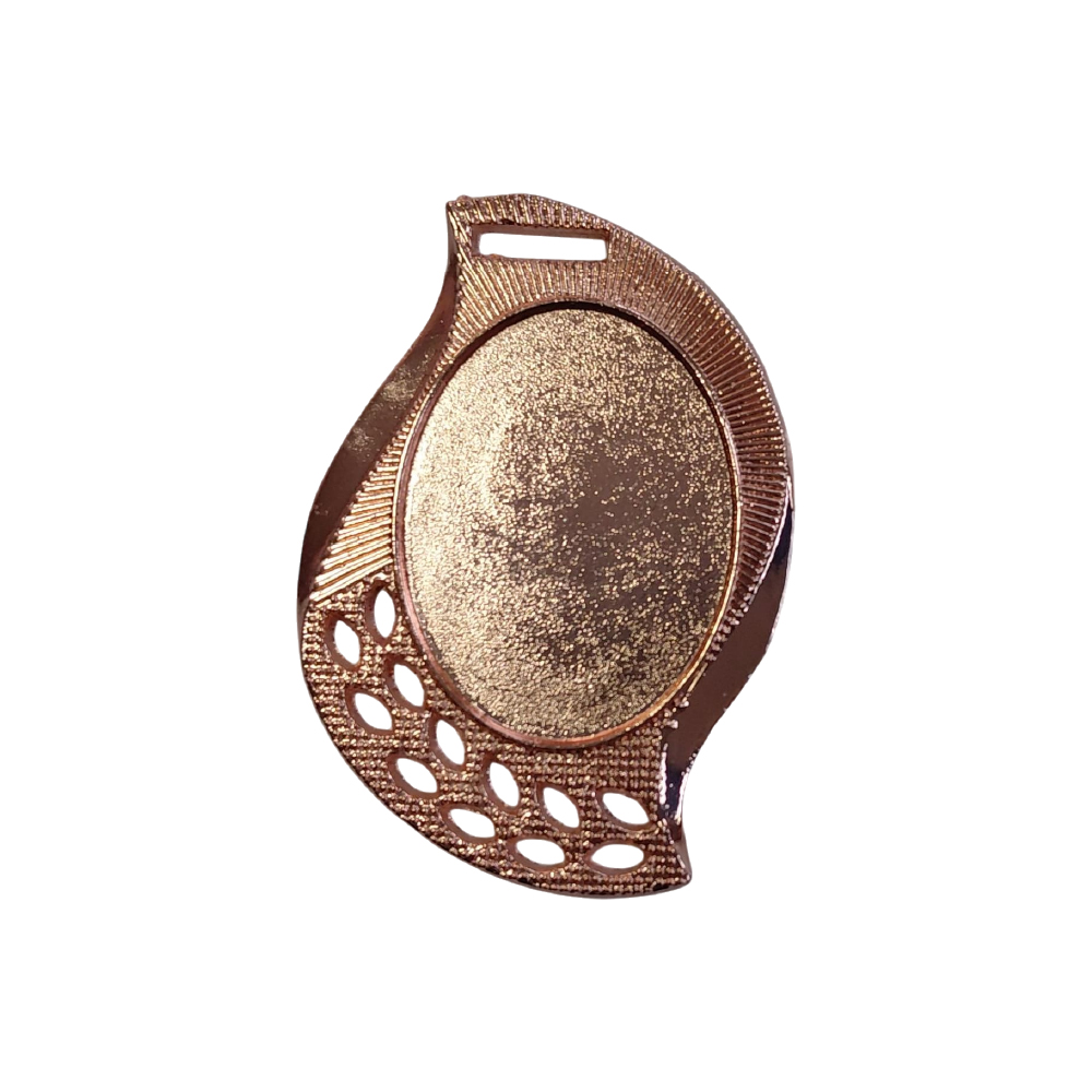 Medalla con relieve bronce