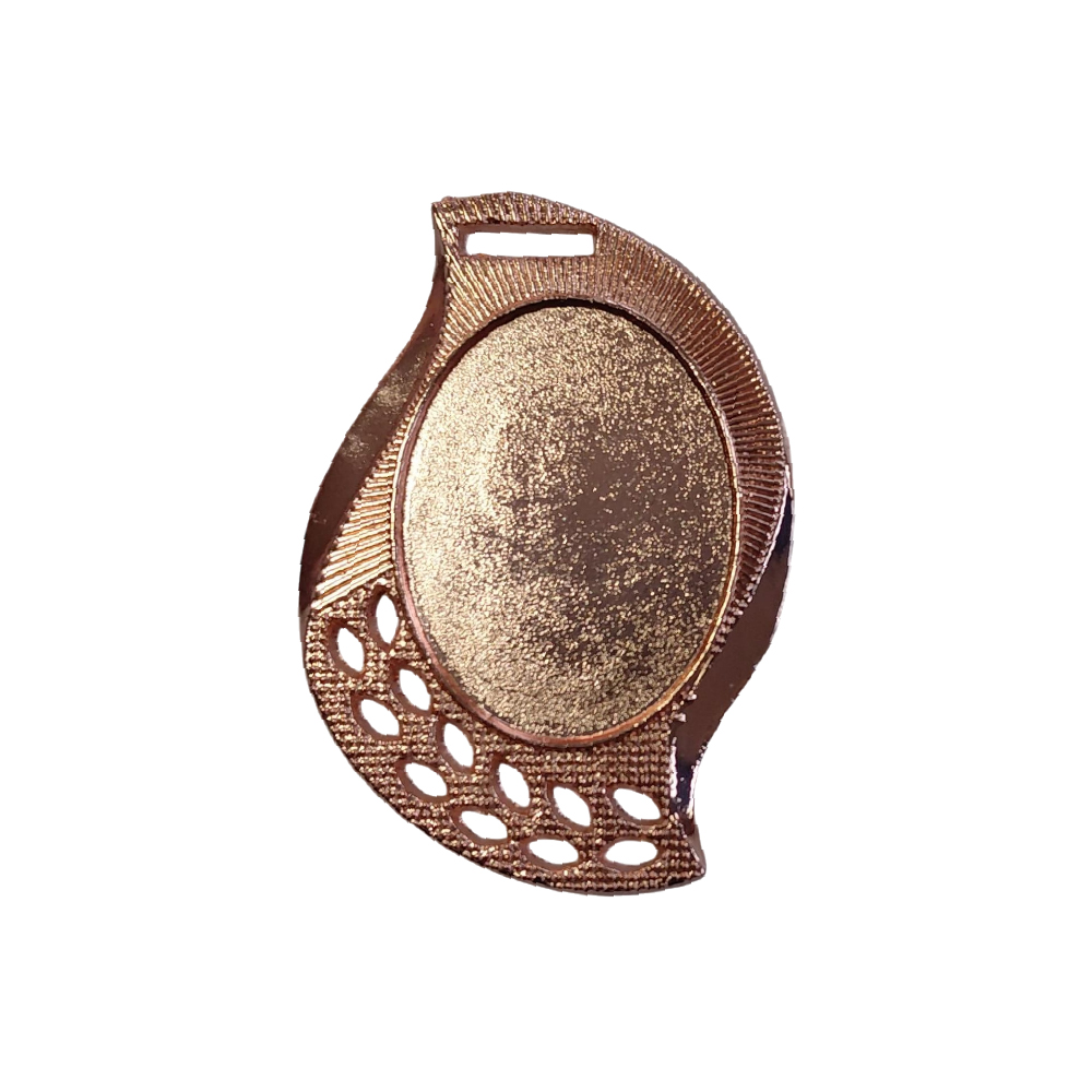 Medalla con relieve bronce