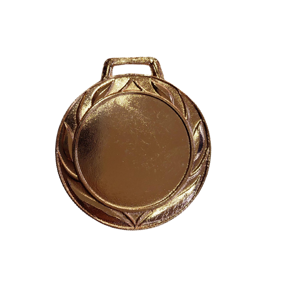 Medalla bronce circular grande c/relieve